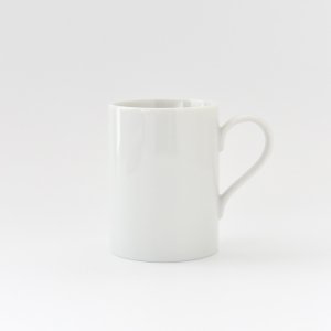 トールマグ�/白磁 真っ白い食器 コーヒーカップ