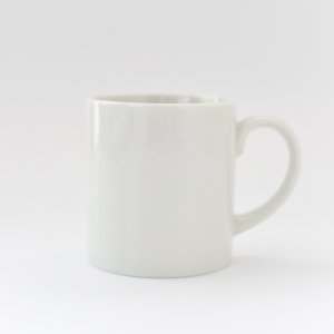 シンプルマグ�/白磁 真っ白い食器 マグカップ