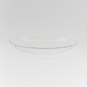 20.4cmガラスプレート/食器 シンプル テーブルウェア