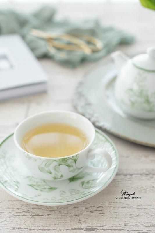 新作転写紙セール】MUGUET(ミュゲ)の焼成見本 | VICTORIA Design