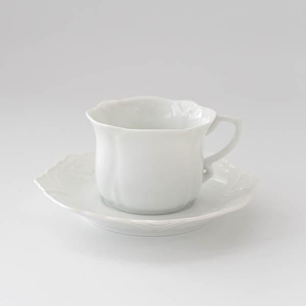 プロシアカップ ソーサー 白磁 白い食器 コーヒーカップ ティカップ ポーセリンアート用デザイン転写紙 Victoria Design 通販ヴィクトリアデザイン