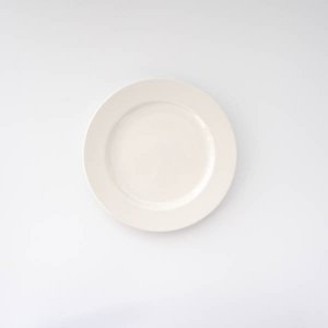 20cmリムプレート/白磁 白い食器 お皿