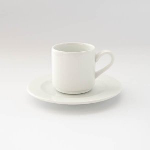 アクセスカップ＆ソーサー(S)/白磁 白い食器 コーヒーカップ ティーカップ