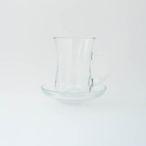 モロッカンガラスマグ(ソーサー付き)ll/カップ&ソーサー グラス