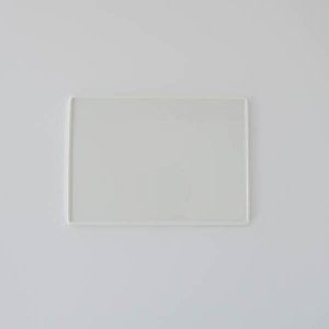 レクタングルボード(18cm×13cm)/白い食器 白磁 お皿 陶板