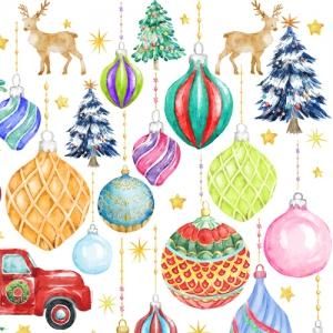 TWINKLE ORNAMENT(トゥインクルオーナメント)/転写紙 おしゃれ クリスマス トナカイ ツリー　