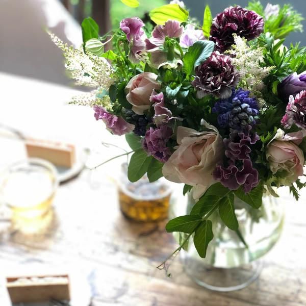 おしゃれ生け花 炭化ミニ水盤 生け花 華道 コンパクト オシャレ 茨城県