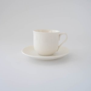 メタコーヒーカップ＆ソーサー/白い食器 コーヒーカップ ティーカップ 白磁