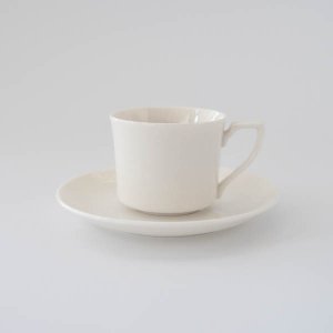 プレーンデミタスカップ＆ソーサー/白い食器 コーヒーカップ ティーカップ 白磁