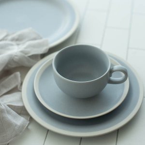 ソリッドシリーズ/食器 テーブルウェア 日本製 プレート カップ&ソーサー 皿 カフェ風