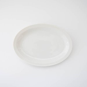 23.5cm細リムオーバルプレート(無くなり次第終了)/プレート 白い食器 白磁