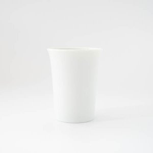 スタイリッシュフリーカップ(無くなり次第終了)/ 白磁 真っ白い食器 タンブラー コップ