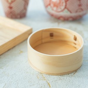 わっぱ小皿/お正月 和菓子 節分 木のお皿 白木 木製 モダン 小皿