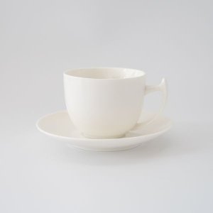 イネスカップ＆ソーサー/白磁 白い食器 コーヒーカップ ティカップ