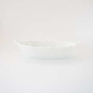 ボートバスケット(無くなり次第終了)/白い食器 白磁 バスケット 深皿