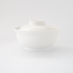 蓋付き多用碗(M)/白い食器 白磁 お椀
