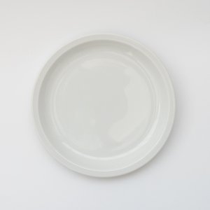 19.5cmスリムリムプレート(無くなり次第終了)/プレート 白い食器 白磁 