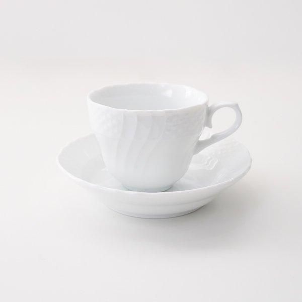 【即出荷】 ジェノバコーヒーカップ＆ソーサー コーヒーカップ 白磁 | 工芸品