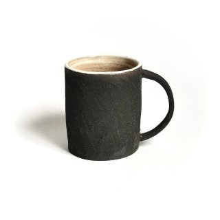 MUG BLACK -Tom Tzur Pottery<br>マグカップ ブラック -トム ツール ポタリー