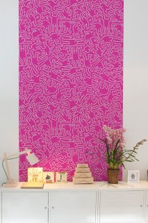 DANCERS Pattern Wall tilesʥ륿pink/silver