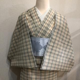 阿波しじら織反物からチュニック ストライプ