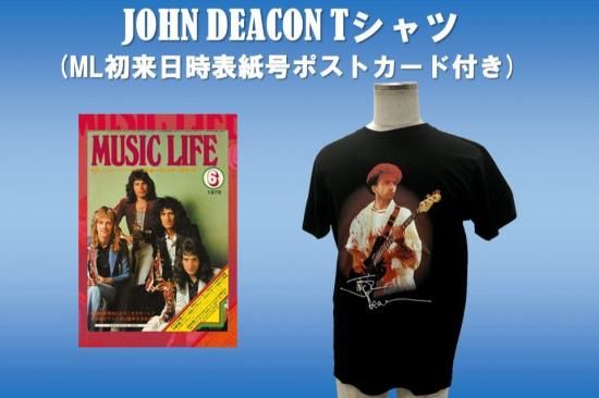 JOHN DEACON Tシャツ(購入特典付) - SHINKO MUSIC RECORDS SHOP JOHN DEACON Tシャツ(購入特典付) - SHINKO MUSIC RECORDS SHOP