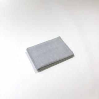 2トーンシャンブレー　ウォッシュタオル（ブラック1A）