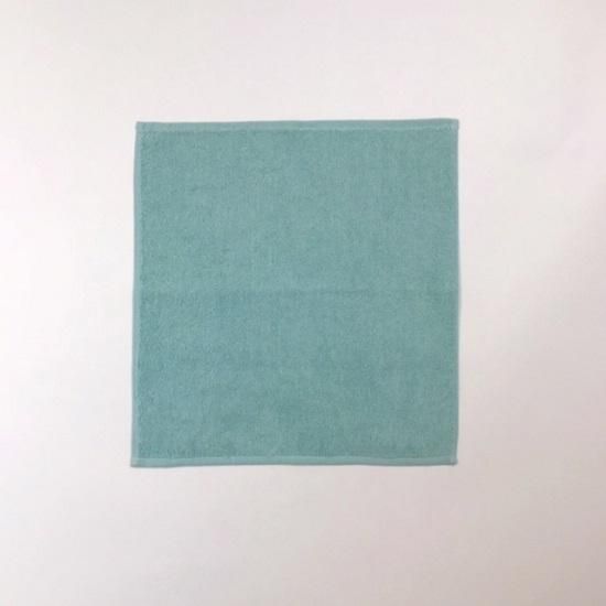 パイルハンカチ（L）（ターコイズブルー） - towelshop441