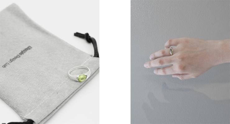 Lifestyle Design Lab achtel ペリドットシルバーリング