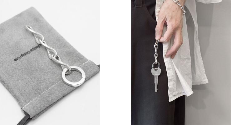 Lifestyle Design Lab INO. ループキーホルダー |シルバー