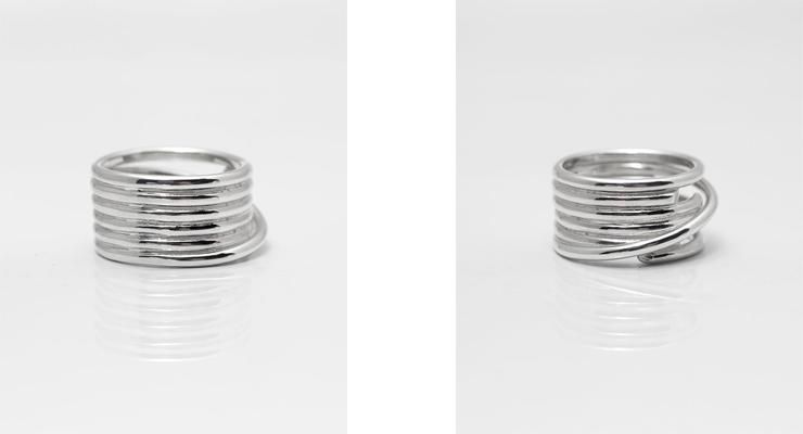 Lifestyle Design Lab INO. ループラインシルバーリングワイド Lifestyle Design Lab INO. ループラインシルバーリングワイド