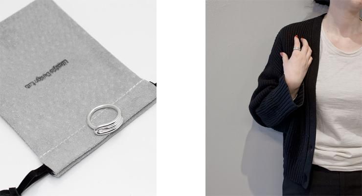 Lifestyle Design Lab INO. ループラインシルバーリングナロー