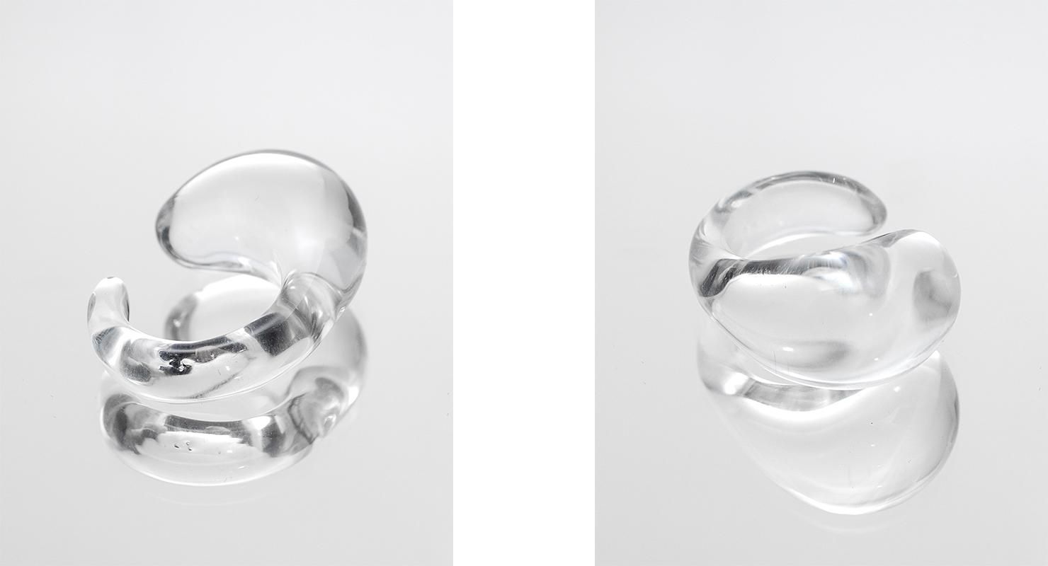 shisui/シスイ ガラスリング moment glass ring wrap/clear shisui/シスイ ガラスリング moment glass ring wrap/clear