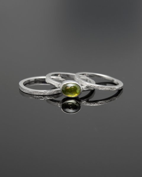 2019 SILVER PERSPIRATION<br>Peridot  silver ring LLR-008pd<br>