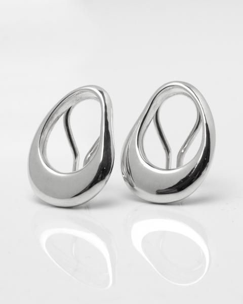 liquid oval S earring<br>