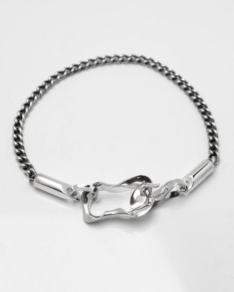 May 2021 See through & See-through <br>Silver chain bracelet LLB-011CH<br>
