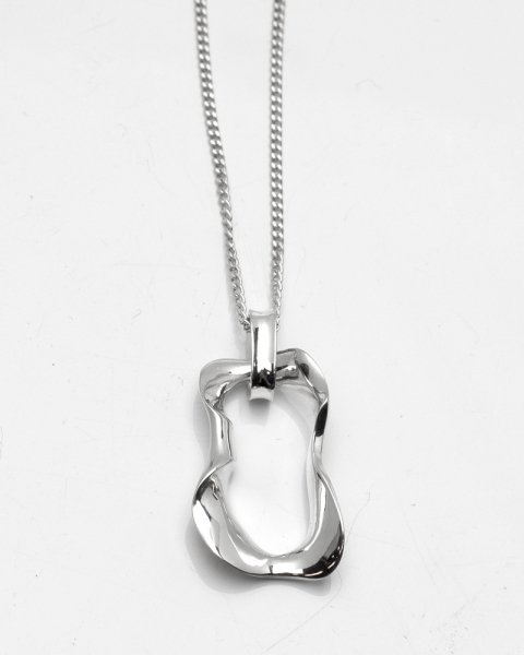 May 2021 See through & See-through <br>silver necklace LLN-011<br>