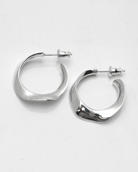 May 2021 See through & See-through <br> hoop silver pierce LLP-018<br>