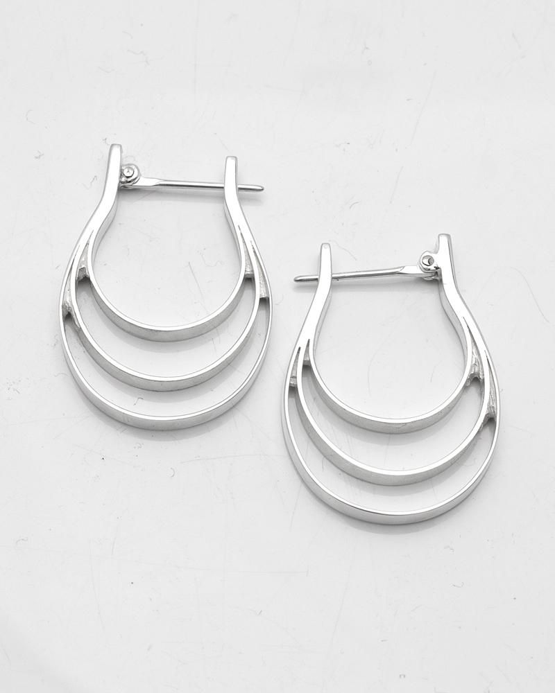 MASATO INOUE マサトイノウエ / シルバー フープ ピアス（INO