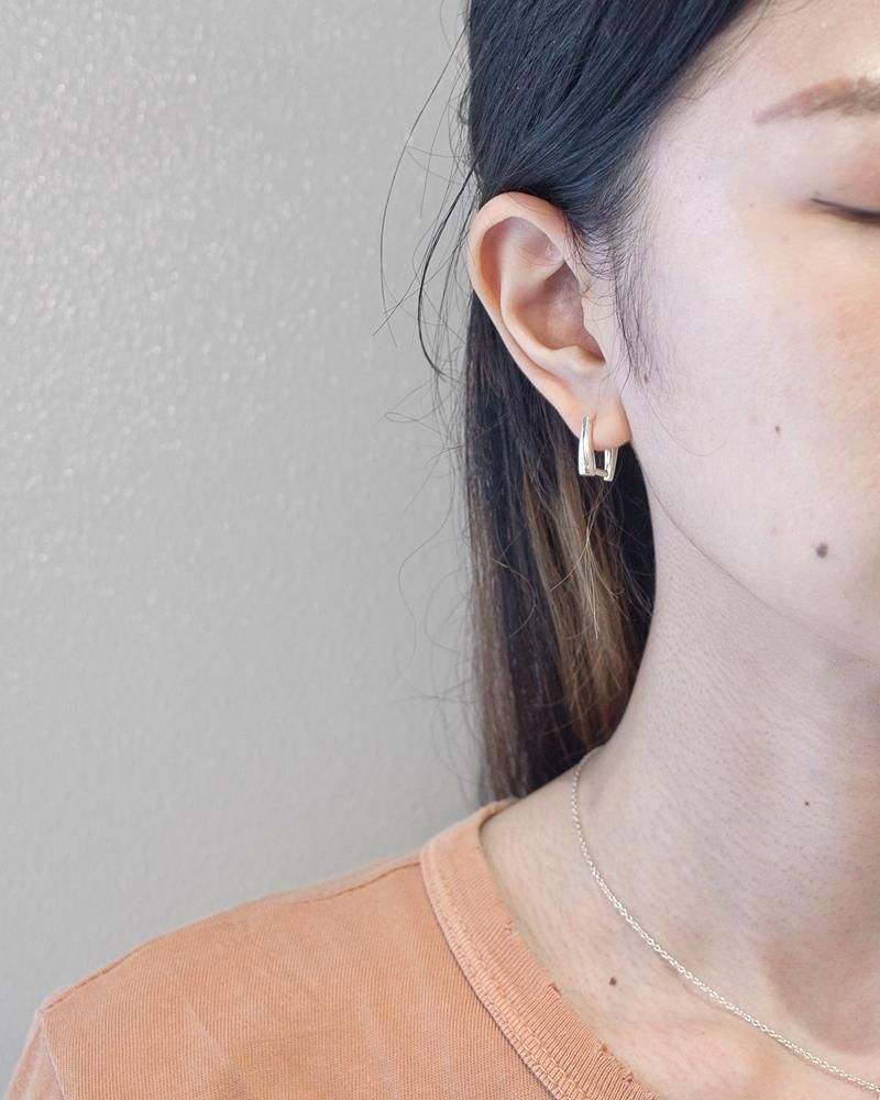 Liquidピアス liquid/リキッド オーバーシルバーピアス |シルバージュエリー