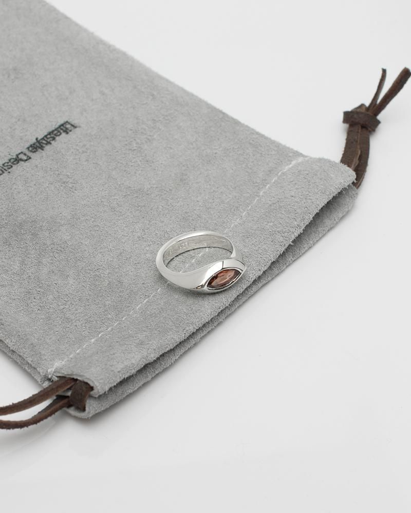 One-Off jewelry マーキスカットロードライトガーネット1点物