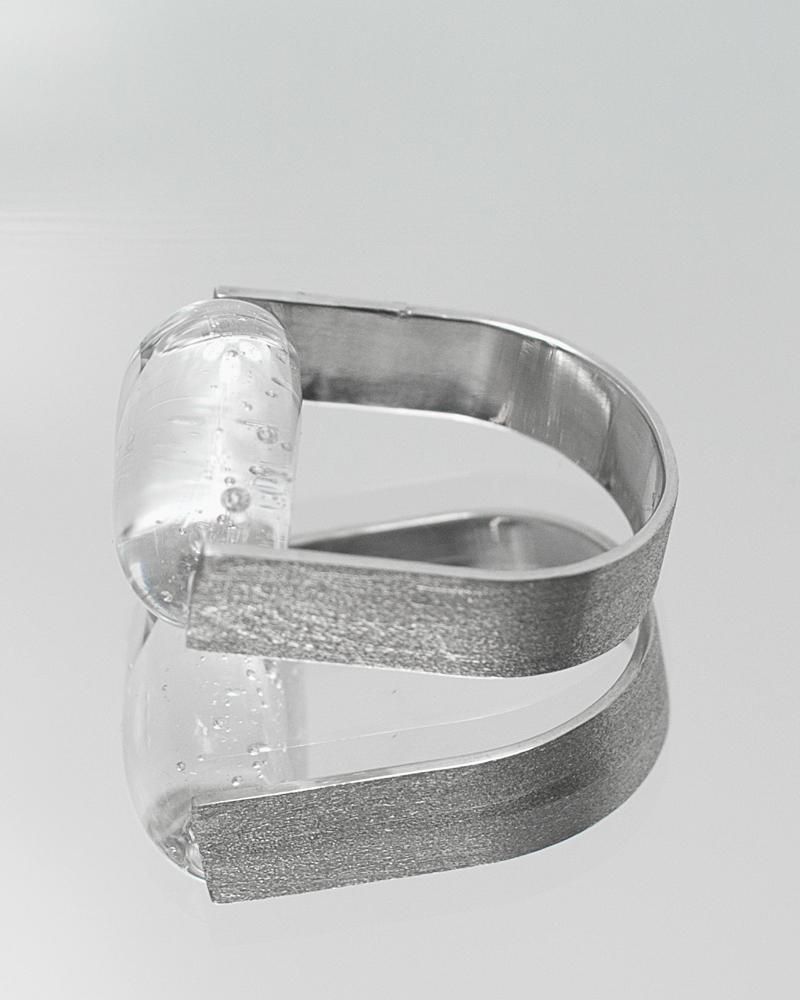 shisui/シスイ ガラス&シルバーリング moment drop U ring shisui/シスイ ガラス&シルバーリング moment drop U ring