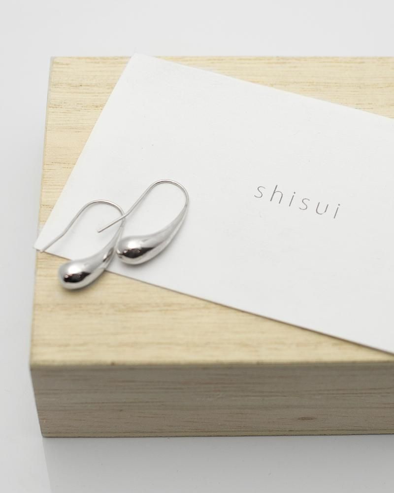 shisui/シスイ シルバーピアス sign short drop pierce|シルバー