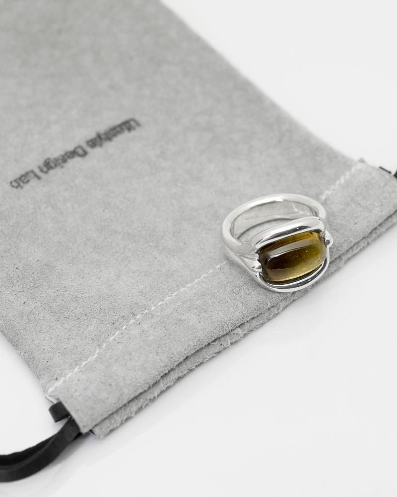 SHAPES STUDIO/Handcrafted Statement シルバーリング Lifestyle Design Labロンドンブルートパーズシルバーリング
