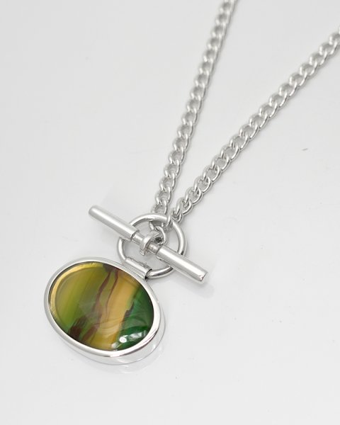 One-Off picture agate necklace<br>