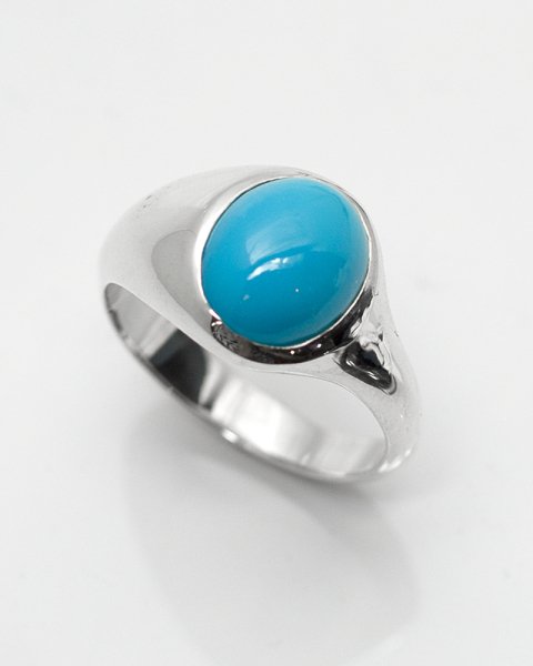 QUINTET halbe <br>Sleeping beauty turquoise silver ring<br>
