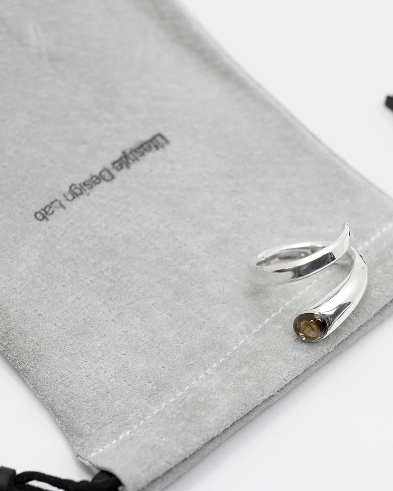 Lifestyle Design Lab sechzehlnteスモーキークォーツシルバー Lifestyle Design Lab sechzehlnteスモーキークォーツシルバー