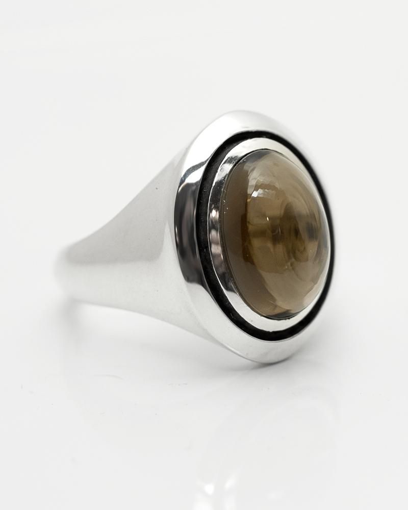 Lifestyle Design Lab ganzeスモーキークォーツシルバーリング Lifestyle Design Lab ganzeスモーキークォーツシルバーリング