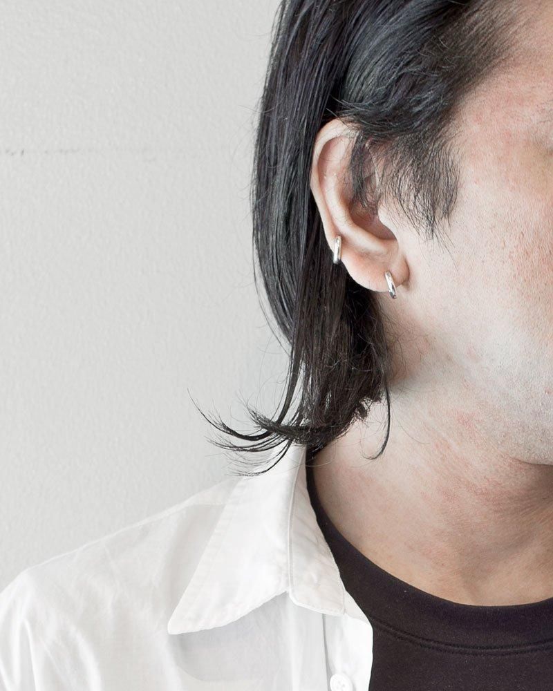 Lifestyle Design Lab INO. シングルループラインスモールピアスペア