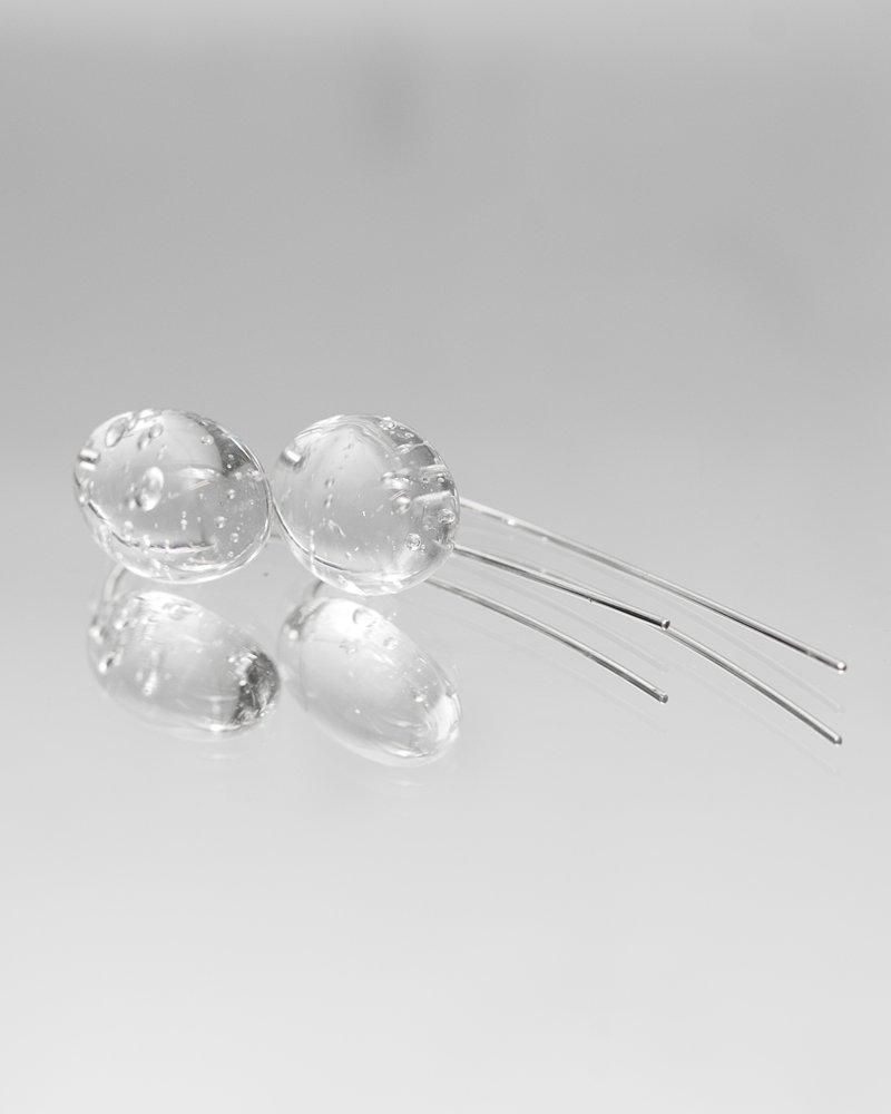 shisui/シスイ ガラス&シルバーピアス moment drop pierce shisui/シスイ ガラス&シルバーピアス moment drop pierce